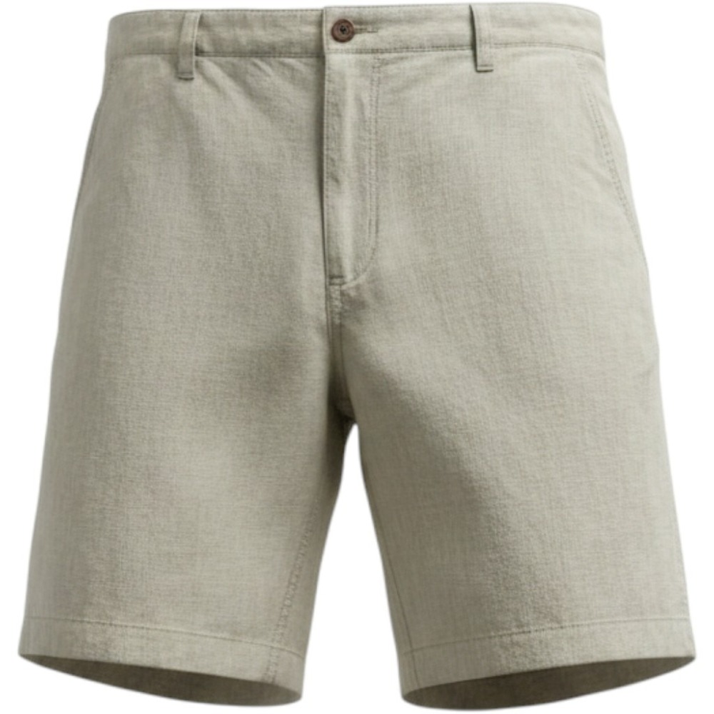 Tommy Bahama Shorts Mens 40 Beige Striped Linen Cotton Blend Flat Front Marlin